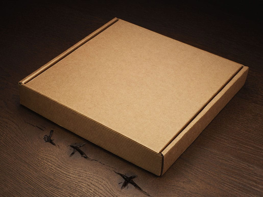 Logo trade promotional items image of: Box (20.5x20.5x3.2cm) 1875307