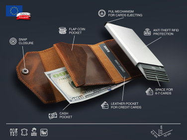Logo trade promotional gifts image of: RFID wallet 1931310