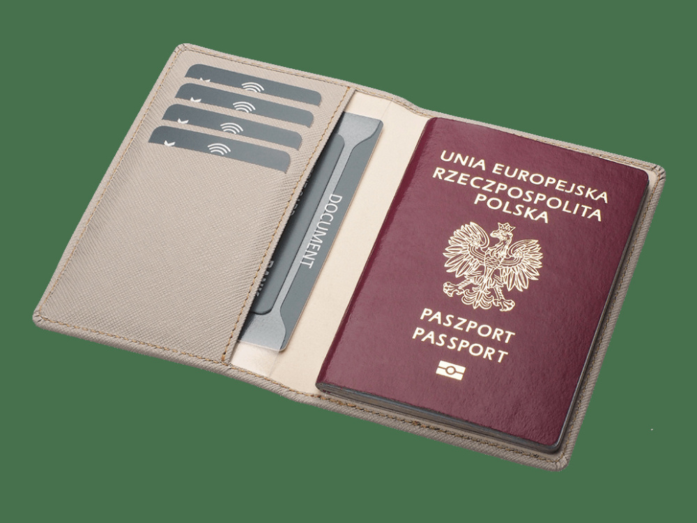Logo trade promotional products picture of: RFID passport case 1301113