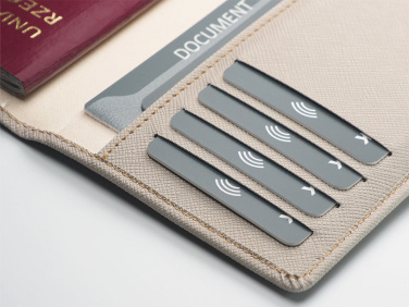 Logo trade promotional merchandise picture of: RFID passport case 1301113