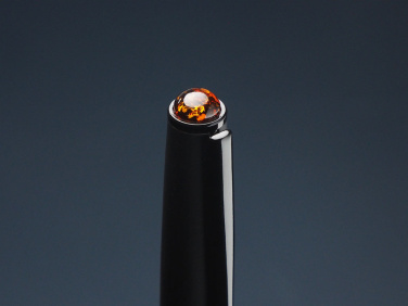 Logotrade advertising product picture of: Ball pen with AMBER stone 2070036