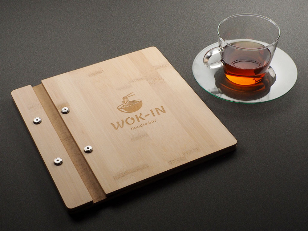 Logo trade promotional giveaways picture of: Menu cover 1905292