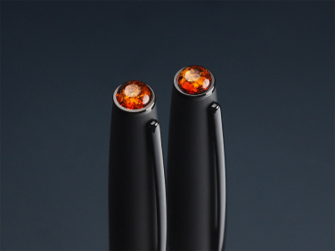 Logotrade promotional gifts photo of: Amber Pen set  1235036