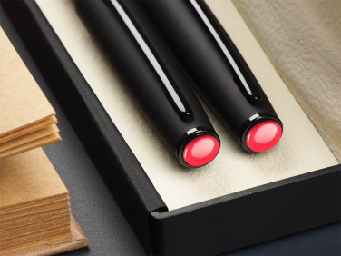 Logotrade advertising product image of: Coral stone Pen set 1285036
