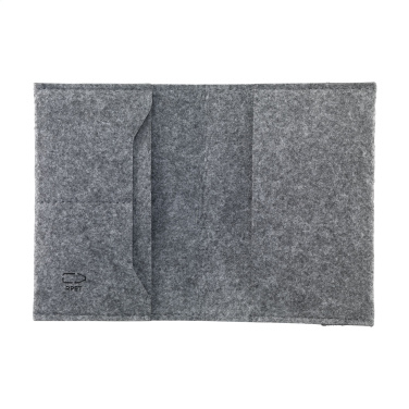 Logo trade business gifts image of: Identify GRS RPET Felt passport holder