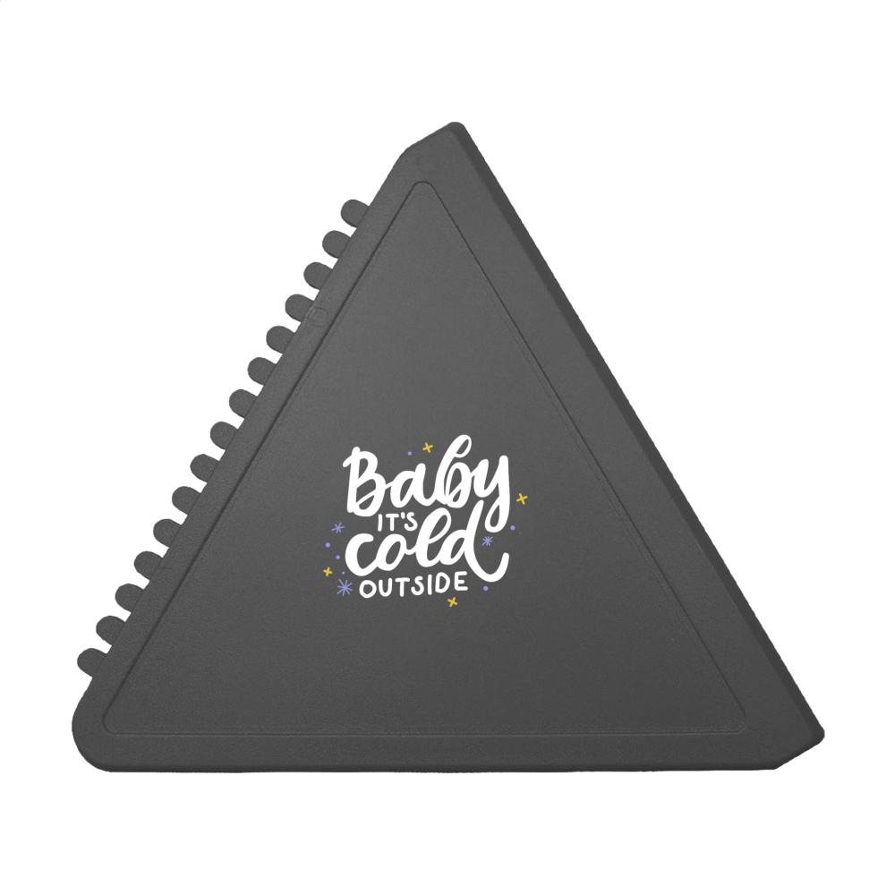 Logo trade promotional gifts image of: Ice Scraper Triangle