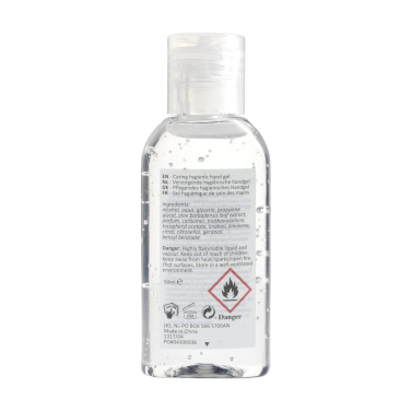 Logo trade promotional product photo of: Caring Hygienic Hand Gel 50 ml