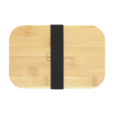 Logo trade promotional giveaways image of: Midori Bamboo Lunchbox