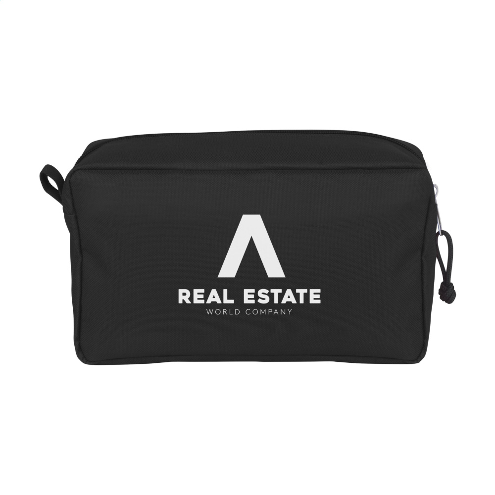 Logotrade promotional item image of: Stacey GRS RPET toiletry bag