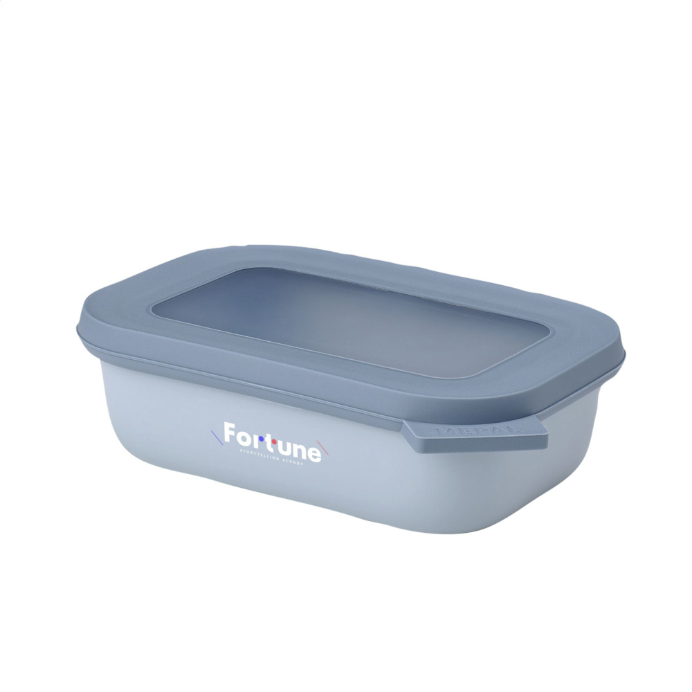 Logo trade corporate gift photo of: Mepal Cirqula multi use rectangular bowl 500ml lunchbox