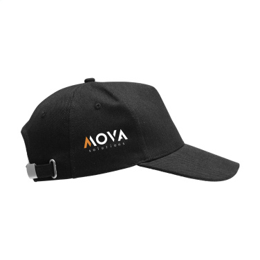 Logo trade promotional gifts image of: Hamar Cap Recycled Cotton cap