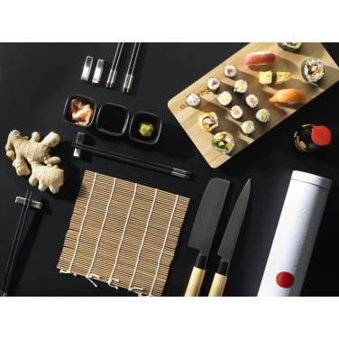 Logo trade promotional products picture of: Temaki Bamboo Sushi Tray gift set