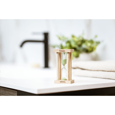 Logo trade business gift photo of: EcoShower hourglass