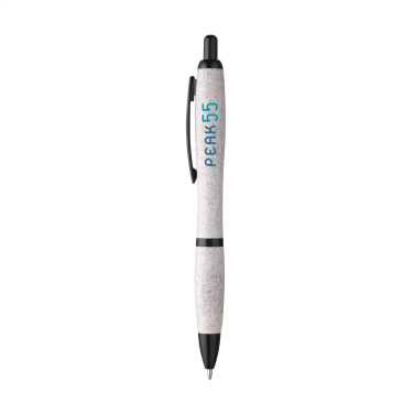 Logotrade business gifts photo of: Athos Wheat-Cycled Pen wheat straw pen