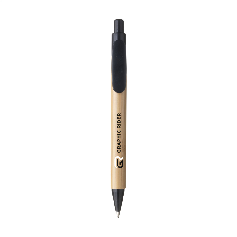 Logotrade promotional gifts photo of: Bamboo Wheat Pen wheat straw ballpoint pen
