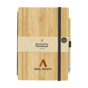 Logotrade business gifts photo of: BambooPlus Paper Notebook A5 - Inkless Pen