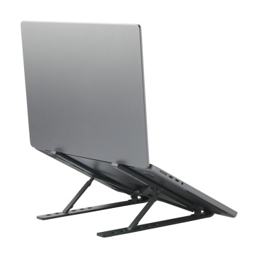 Logo trade promotional items image of: Standby GRS Recycled Alu Laptop Stand