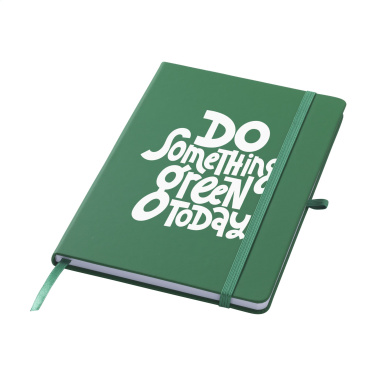 Logo trade promotional gifts picture of: Recycled GRS PU Paper Notebook A5