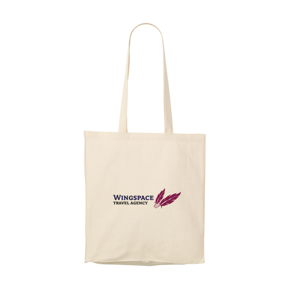 Logo trade advertising products image of: Natural Square Bag (165 g/m²) cotton bag