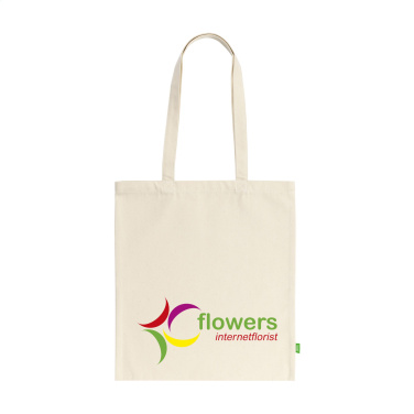 Logo trade corporate gifts image of: Organic Canvas GOTS Shopper (320 g/m²)