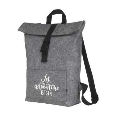 Logo trade advertising products picture of: Nolan GRS RPET Felt backpack