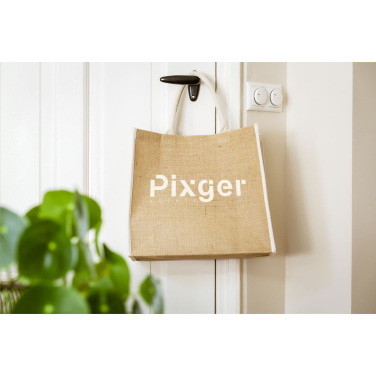 Logotrade business gifts photo of: Gerona Jute Shopper bag