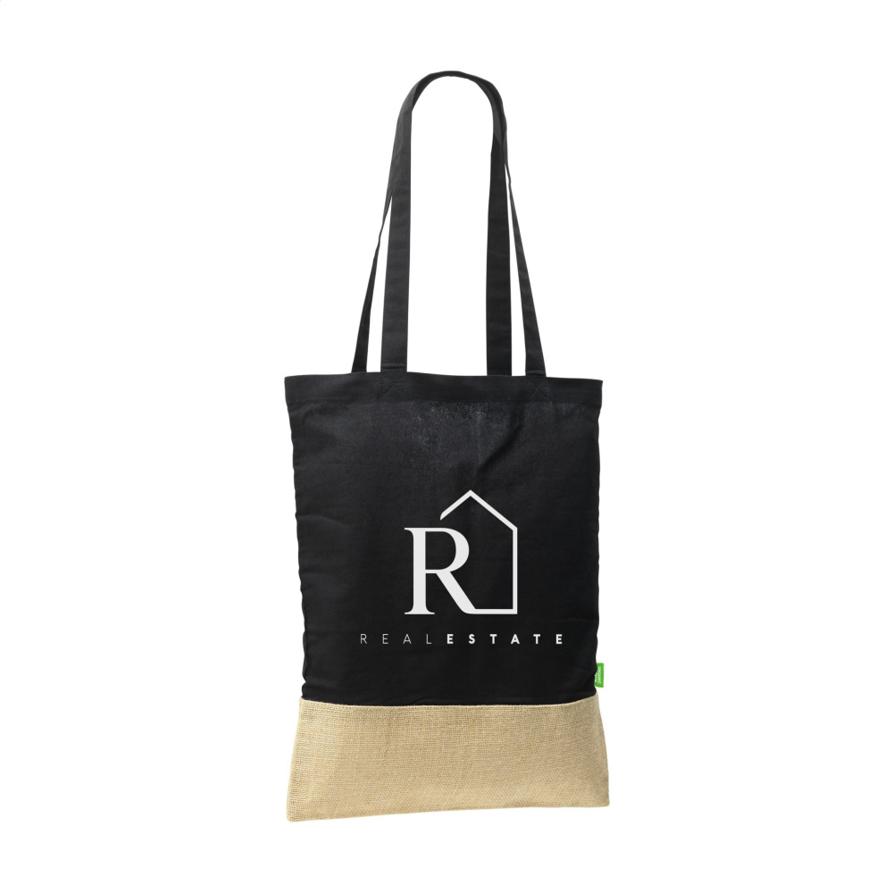 Logotrade promotional giveaway picture of: Combi Organic Shopper (160 g/m²) bag