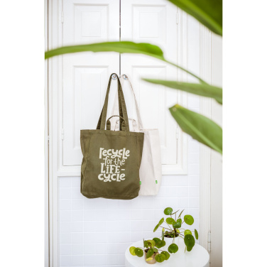 Logo trade business gifts image of: Organic Cotton Canvas Tote Bag (280 g/m²)