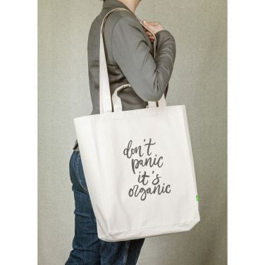 Logotrade promotional merchandise picture of: Organic Cotton Canvas Tote Bag (280 g/m²)