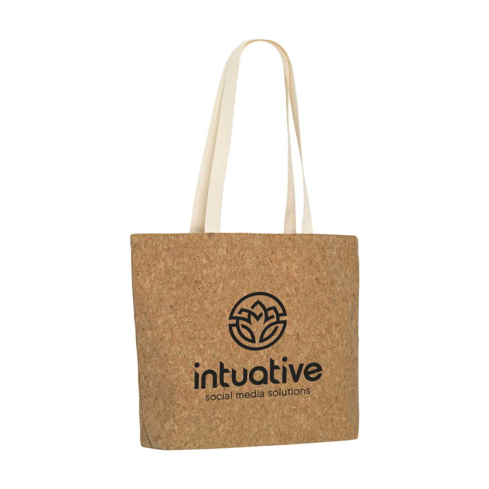 Logo trade promotional gifts image of: Lagos Cork Shopper bag