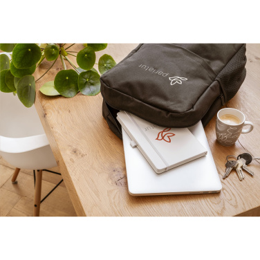 Logo trade corporate gifts image of: Finley GRS RPET Laptop Backpack