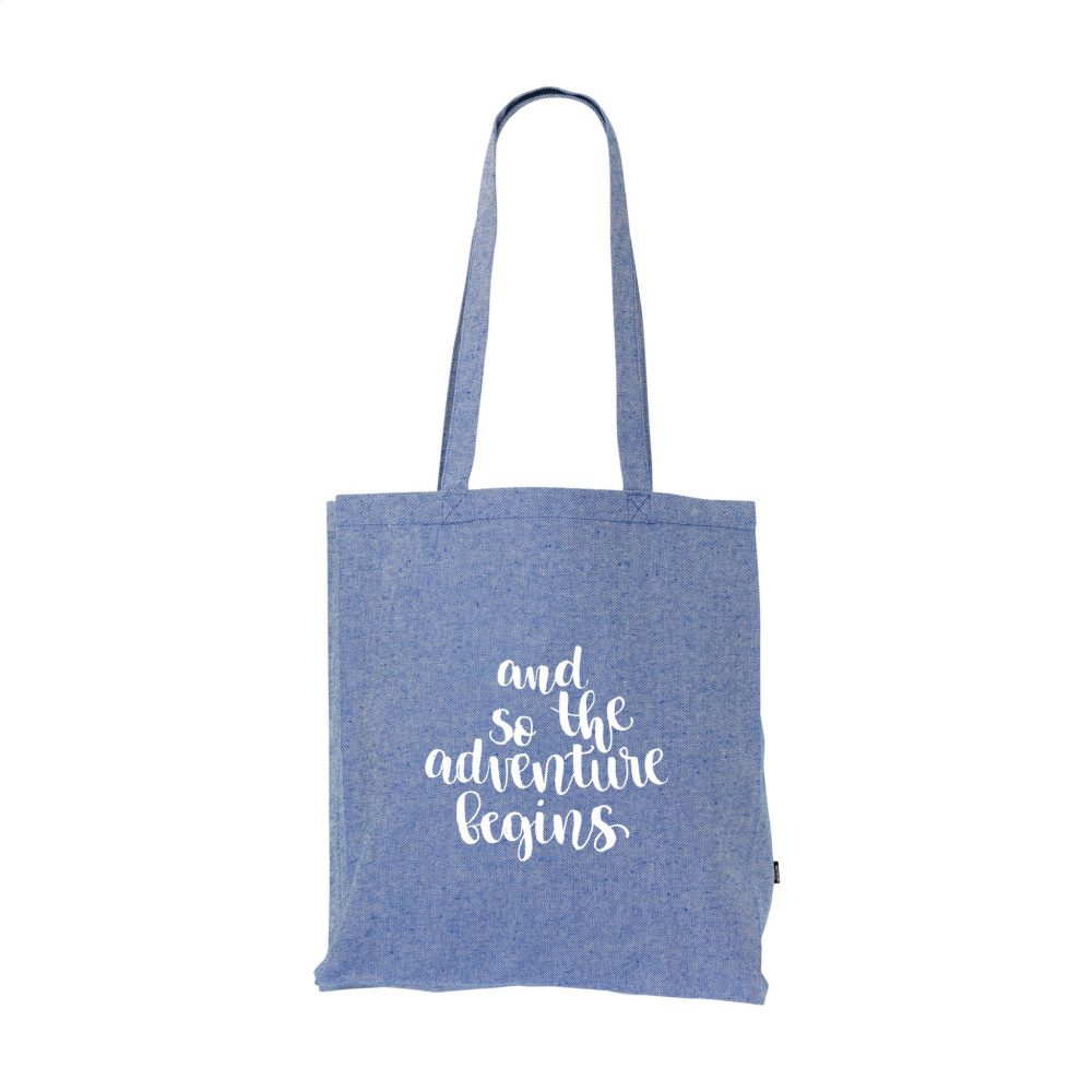 Logo trade promotional products image of: Melange Shopper GRS Recycled Canvas (280 g/m²) bag