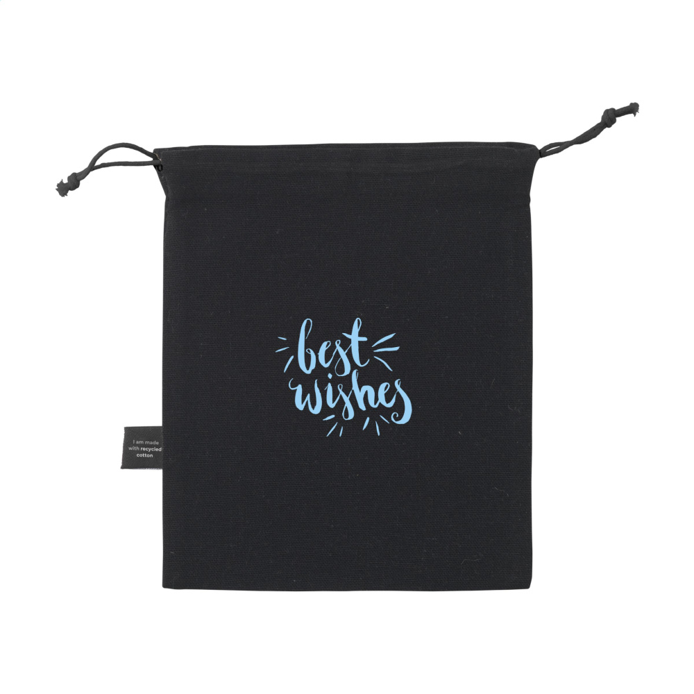 Logotrade advertising product image of: Gift Pouch GRS Recycled Cotton (150 g/m²) S