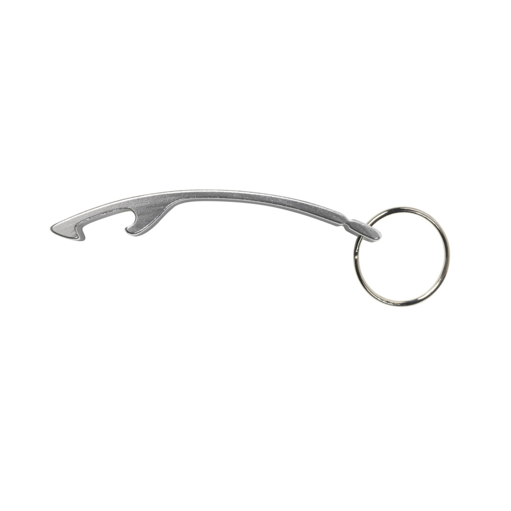 Logotrade promotional items photo of: Alu Opener keyring