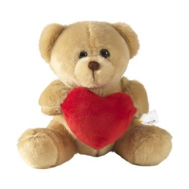 Logo trade promotional merchandise image of: With Love Bear cuddly toy