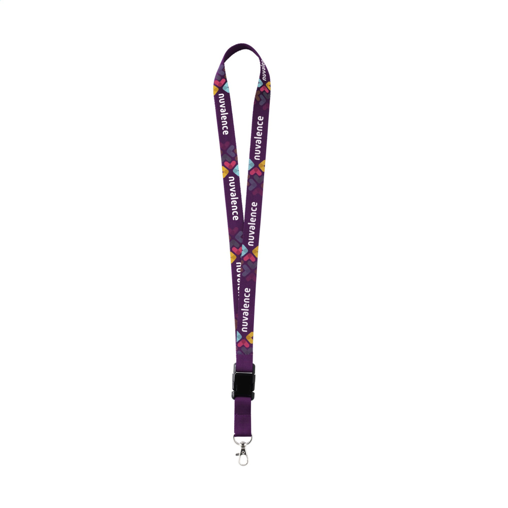 Logo trade promotional giveaway photo of: Lanyard Sublimation Buckle keycord 20 mm