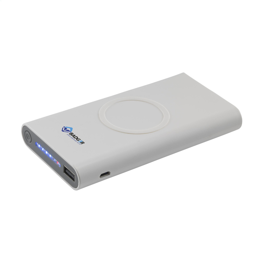 Logo trade business gift photo of: Wireless Powerbank 8000 C wireless charger