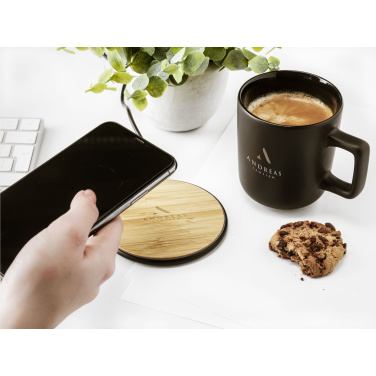 Logotrade business gifts photo of: Bamboo 10W Wireless Charger wireless fast charger