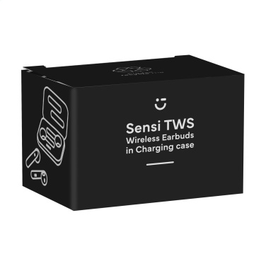 Logo trade promotional gifts picture of: Sensi TWS Wireless Earbuds in Charging Case