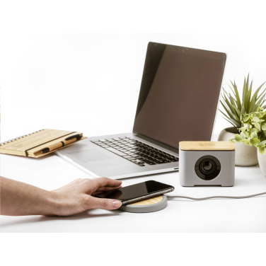 Logotrade promotional merchandise picture of: Lidos Stone ECO 10W Wireless Charger