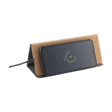 Logotrade promotional merchandise picture of: Cork Wireless Charging Mousepad