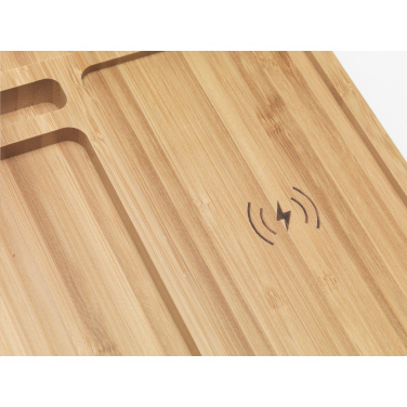 Logotrade promotional item picture of: Bamboo Organizer charger