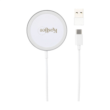 Logotrade promotional merchandise image of: Force MagSafe 10W Recycled Wireless Charger