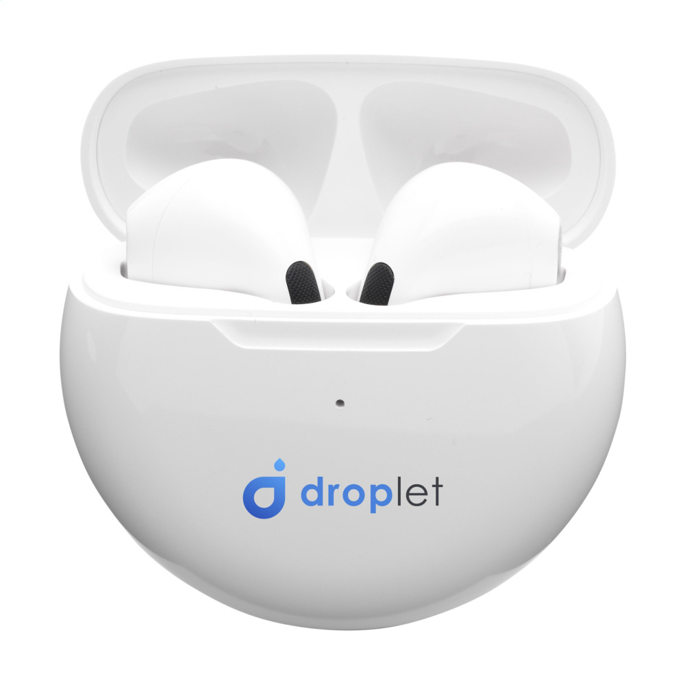 Logotrade promotional giveaway image of: Calypso RCS Recycled Wireless Earbuds