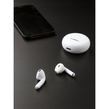 Logotrade promotional item image of: Calypso RCS Recycled Wireless Earbuds