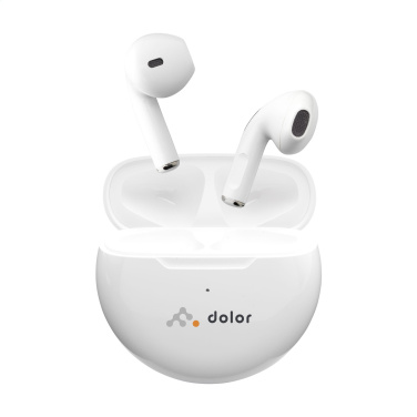 Logo trade promotional items picture of: Calypso RCS Recycled Wireless Earbuds