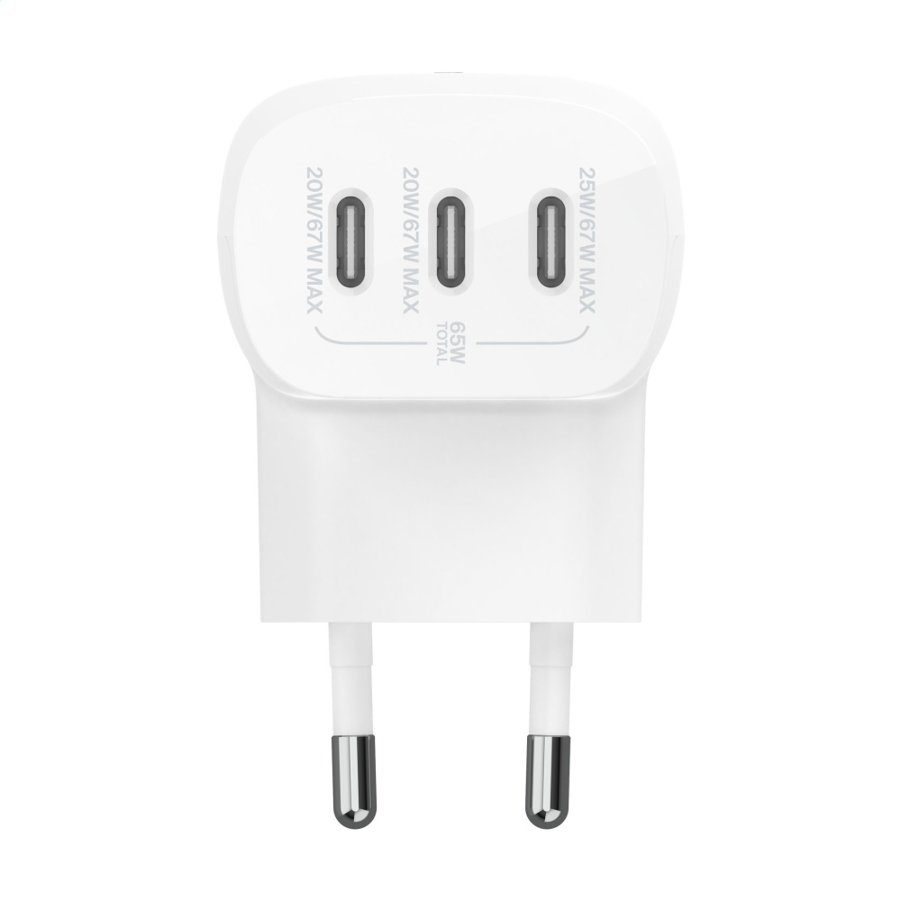 Logo trade promotional giveaways picture of: Belkin BoostCharge 3-Port Wall Charger