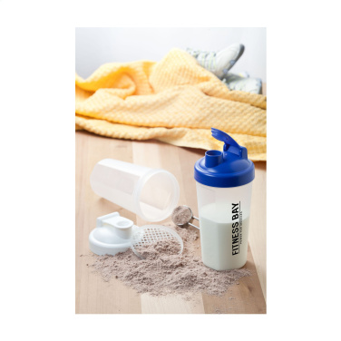Logo trade promotional product photo of: Shaker Protein 600 ml drinking cup