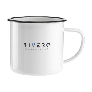 Logotrade promotional merchandise picture of: Retro Enamel Mug 350 ml