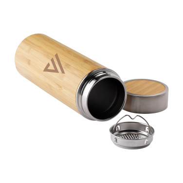 Logotrade advertising product picture of: Osaka 360 ml bamboo thermo bottle/thermo cup